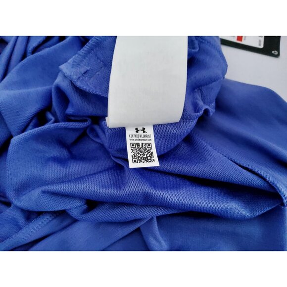 Under Armour XS Loose Fit Blue Hoodie Sweatshirt Polyester - Picture 9 of 13